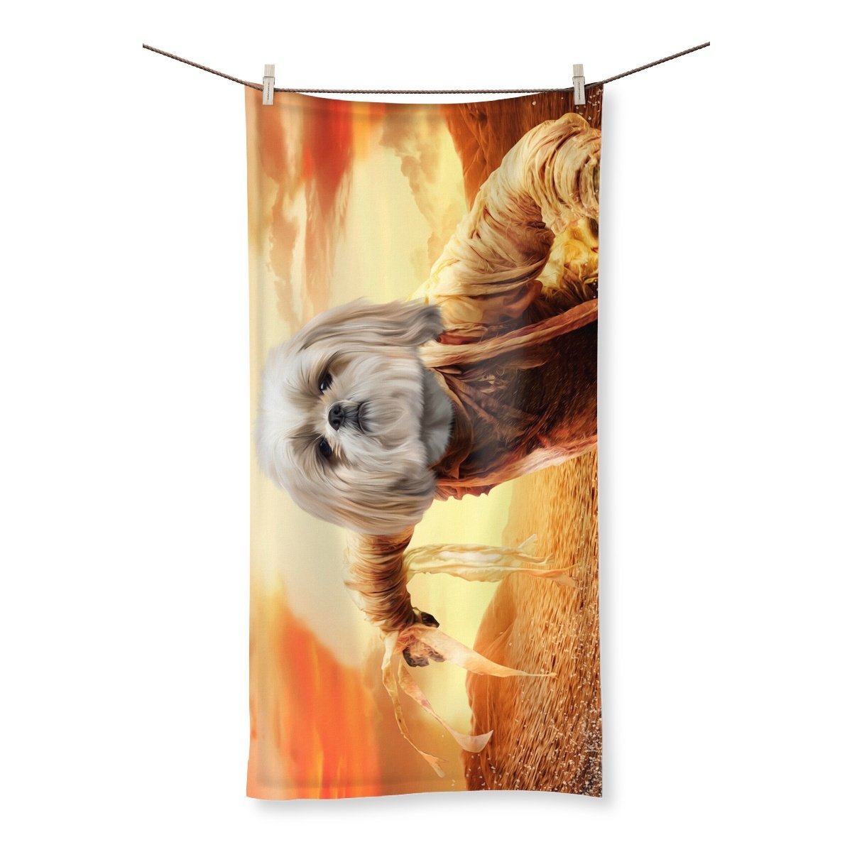 The Mummy: Custom Pet Towel - Paw & Glory - Dog Portraits - Pet Portraits