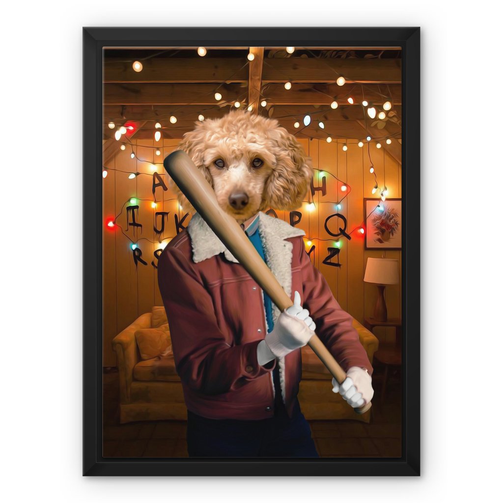 The Nancy (Stranger Things Inspired): Custom Pet Canvas - Paw & Glory - #pet portraits# - #dog portraits# - #pet portraits uk# #renaissance pet portraits# - #custom pet portraits# - #cat and dog portraits# - #cat portraits#