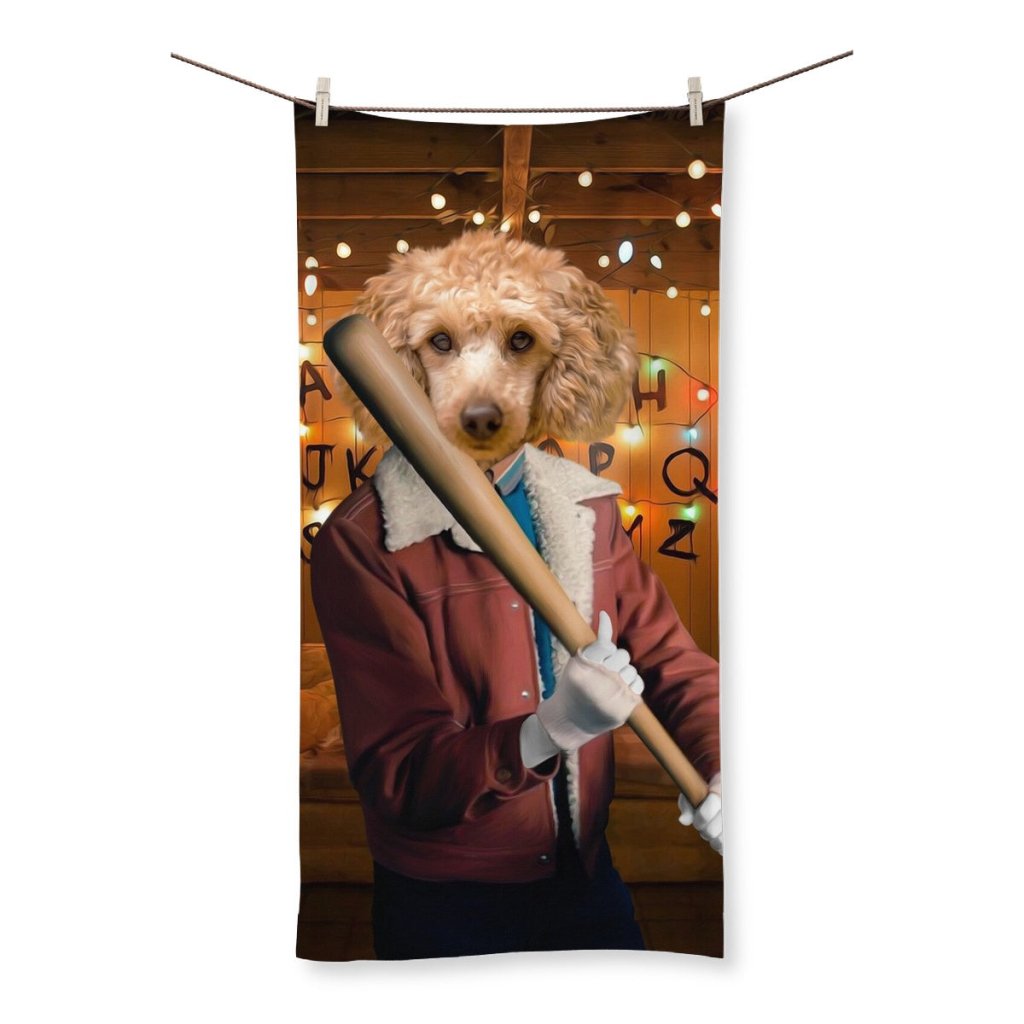 The Nancy (Stranger Things Inspired): Custom Pet Towel - Paw & Glory - Dog Portraits - Pet Portraits