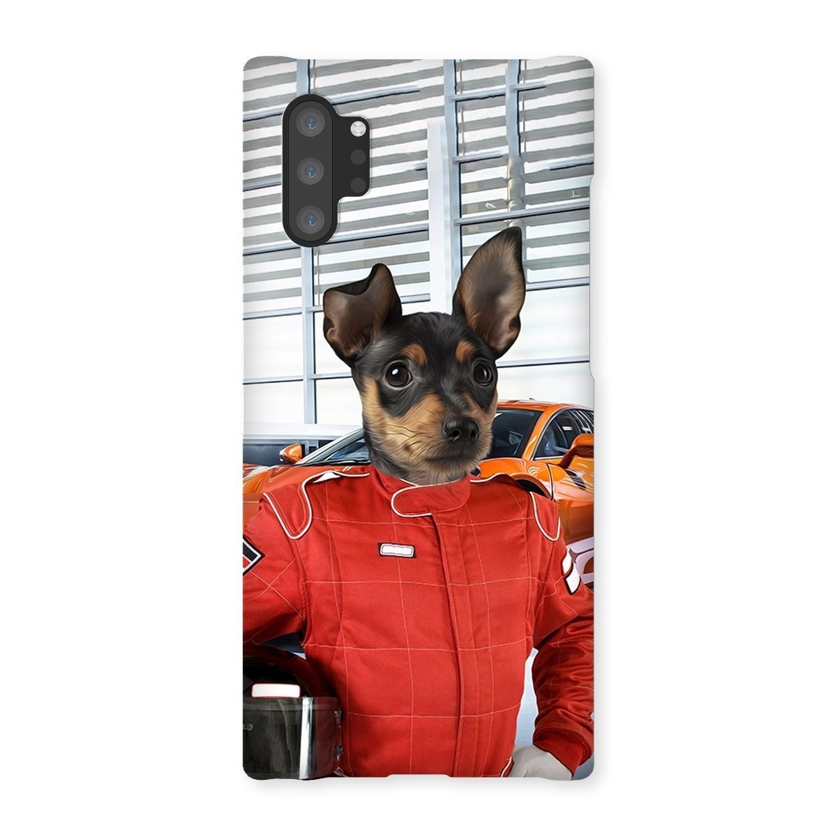 The Nascar Racer: Custom Pet Phone Case - Paw & Glory - Dog Portraits - Pet Portraits