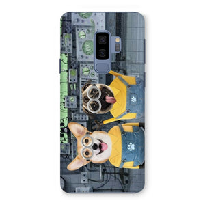 The Naughty Duo (Minions Inspired): Custom Pet Phone Case - Paw & Glory - Dog Portraits - Pet Portraits