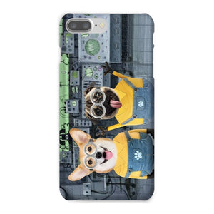 The Naughty Duo (Minions Inspired): Custom Pet Phone Case - Paw & Glory - Dog Portraits - Pet Portraits