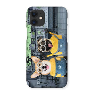 The Naughty Duo (Minions Inspired): Custom Pet Phone Case - Paw & Glory - Dog Portraits - Pet Portraits