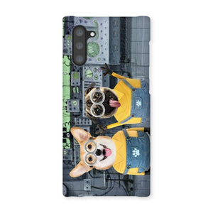 The Naughty Duo (Minions Inspired): Custom Pet Phone Case - Paw & Glory - Dog Portraits - Pet Portraits