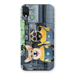 The Naughty Duo (Minions Inspired): Custom Pet Phone Case - Paw & Glory - Dog Portraits - Pet Portraits