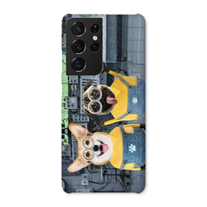 The Naughty Duo (Minions Inspired): Custom Pet Phone Case - Paw & Glory - Dog Portraits - Pet Portraits