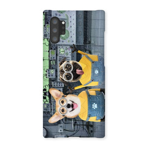 The Naughty Duo (Minions Inspired): Custom Pet Phone Case - Paw & Glory - Dog Portraits - Pet Portraits