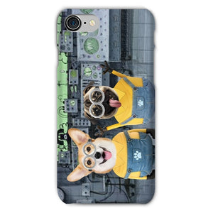 The Naughty Duo (Minions Inspired): Custom Pet Phone Case - Paw & Glory - Dog Portraits - Pet Portraits