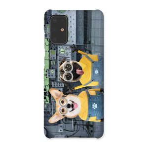 The Naughty Duo (Minions Inspired): Custom Pet Phone Case - Paw & Glory - Dog Portraits - Pet Portraits