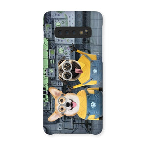 The Naughty Duo (Minions Inspired): Custom Pet Phone Case - Paw & Glory - Dog Portraits - Pet Portraits