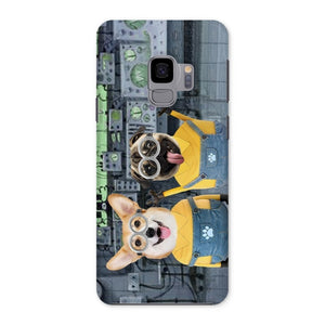 The Naughty Duo (Minions Inspired): Custom Pet Phone Case - Paw & Glory - Dog Portraits - Pet Portraits