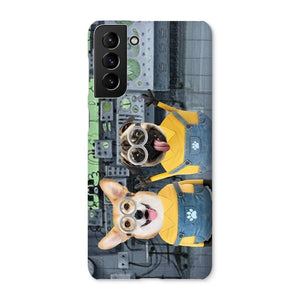 The Naughty Duo (Minions Inspired): Custom Pet Phone Case - Paw & Glory - Dog Portraits - Pet Portraits