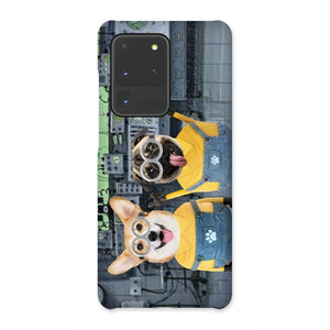 The Naughty Duo (Minions Inspired): Custom Pet Phone Case - Paw & Glory - Dog Portraits - Pet Portraits