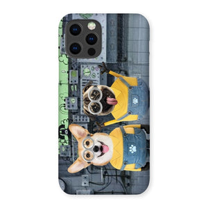 The Naughty Duo (Minions Inspired): Custom Pet Phone Case - Paw & Glory - Dog Portraits - Pet Portraits