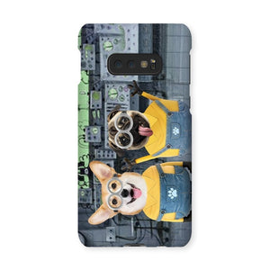 The Naughty Duo (Minions Inspired): Custom Pet Phone Case - Paw & Glory - Dog Portraits - Pet Portraits