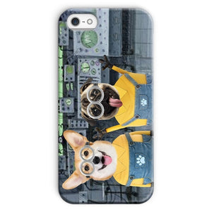 The Naughty Duo (Minions Inspired): Custom Pet Phone Case - Paw & Glory - Dog Portraits - Pet Portraits