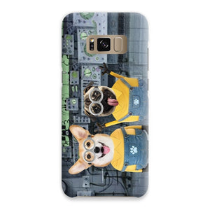 The Naughty Duo (Minions Inspired): Custom Pet Phone Case - Paw & Glory - Dog Portraits - Pet Portraits