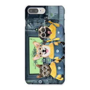 The Naughty Trio (Minions Inspired): Custom Pet Phone Case - Paw & Glory - Dog Portraits - Pet Portraits