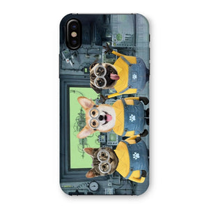 The Naughty Trio (Minions Inspired): Custom Pet Phone Case - Paw & Glory - Dog Portraits - Pet Portraits