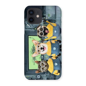 The Naughty Trio (Minions Inspired): Custom Pet Phone Case - Paw & Glory - Dog Portraits - Pet Portraits