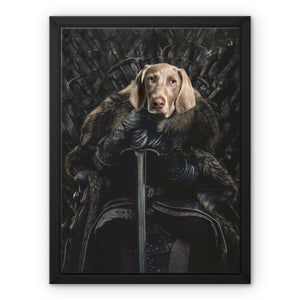 The Night King: Custom Pet Canvas - Paw & Glory - Dog Portraits - Pet Portraits