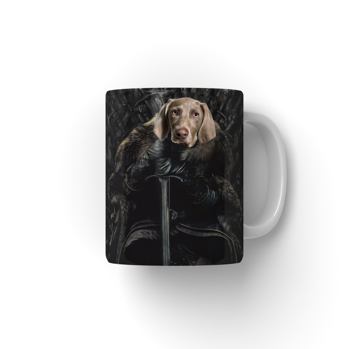 The Night King: Custom Pet Coffee Mug - Paw & Glory - Dog Portraits - Pet Portraits