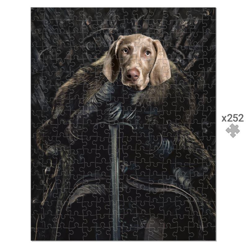 The Night King: Custom Pet Puzzle - Paw & Glory - Dog Portraits - Pet Portraits