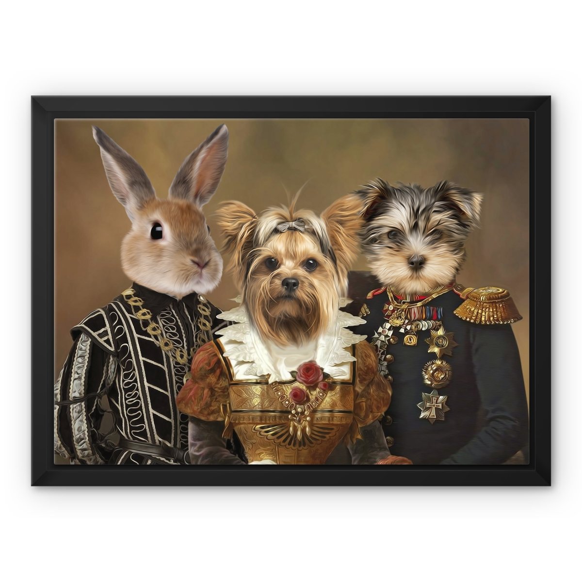 The Nobles: Custom Pet Canvas - Paw & Glory - Dog Portraits - Pet Portraits