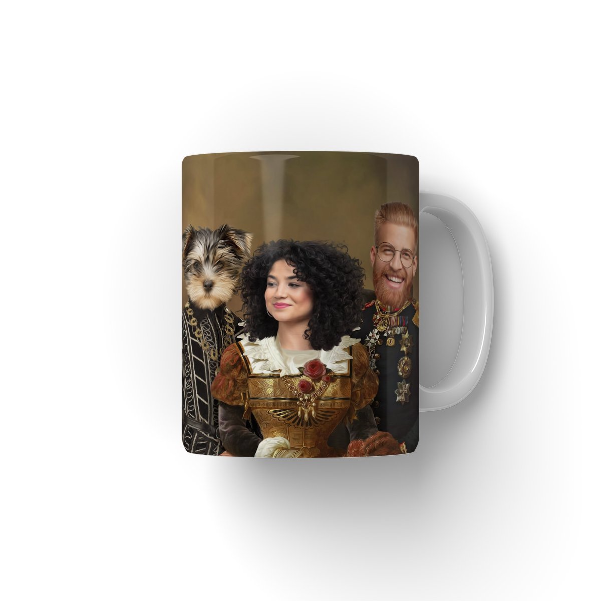 The Nobles: Custom Pet & Owner Coffee Mug - Paw & Glory - Dog Portraits - Pet Portraits