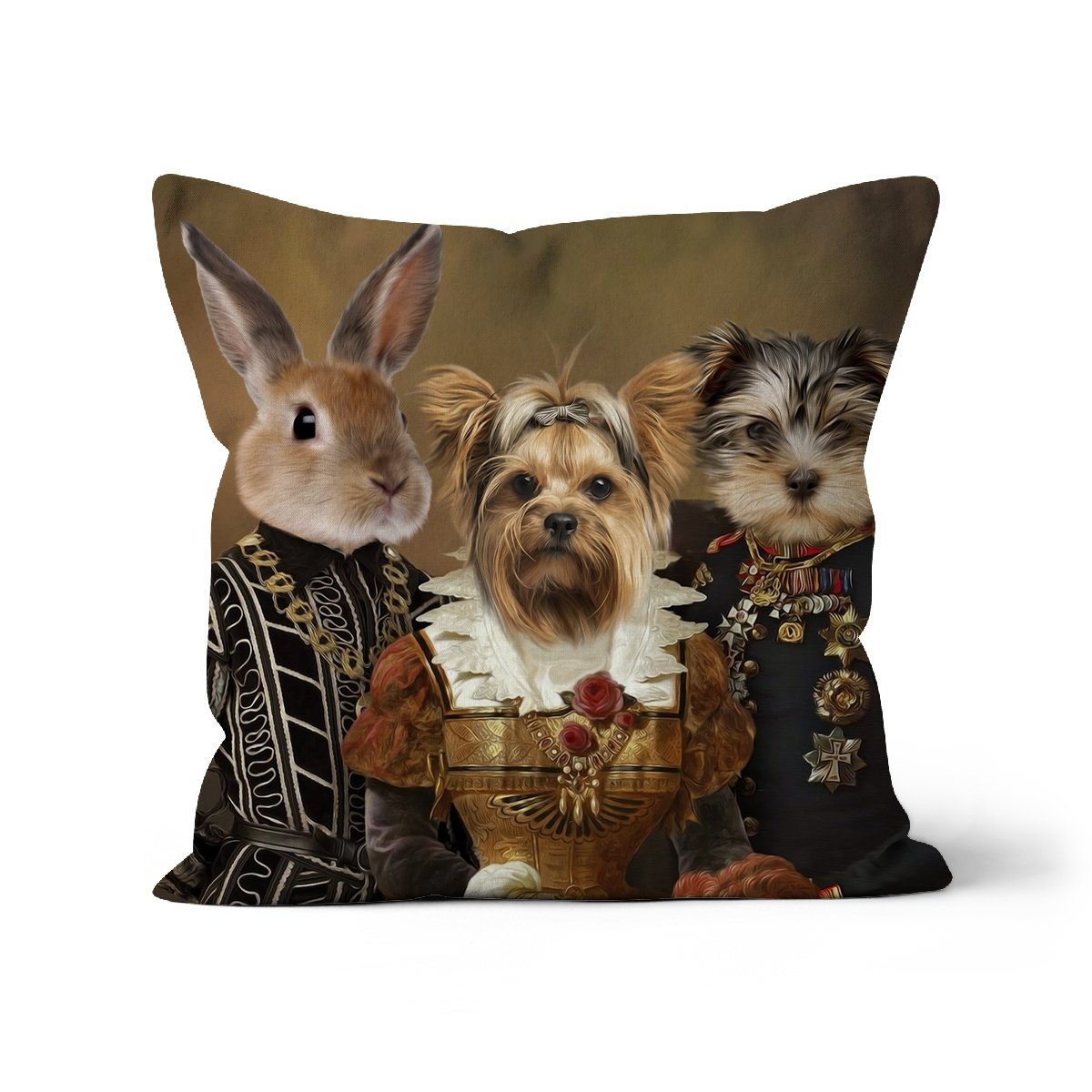 The Nobles: Custom Pet Pillow - Paw & Glory - Dog Portraits - Pet Portraits