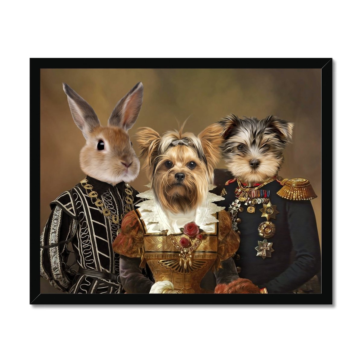 The Nobles: Custom Pet Portrait - Paw & Glory - Dog Portraits - Pet Portraits