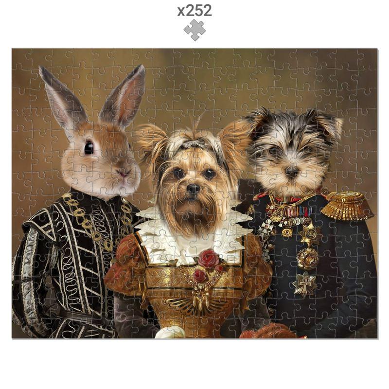 The Nobles: Custom Pet Puzzle - Paw & Glory - Dog Portraits - Pet Portraits