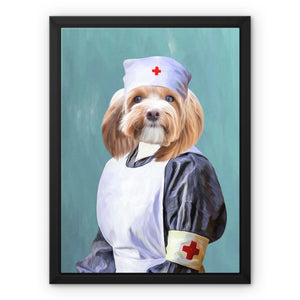 The Nurse: Custom Pet Canvas - Paw & Glory - Dog Portraits - Pet Portraits