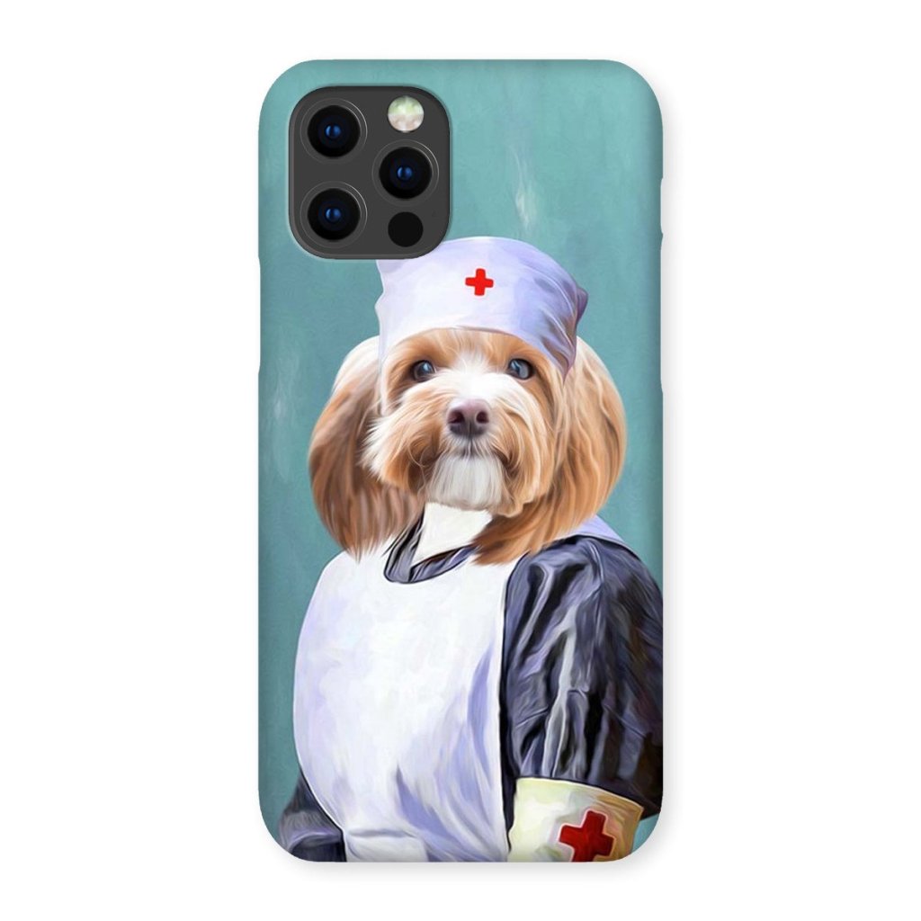 The Nurse: Custom Pet Phone Case - Paw & Glory - Dog Portraits - Pet Portraits