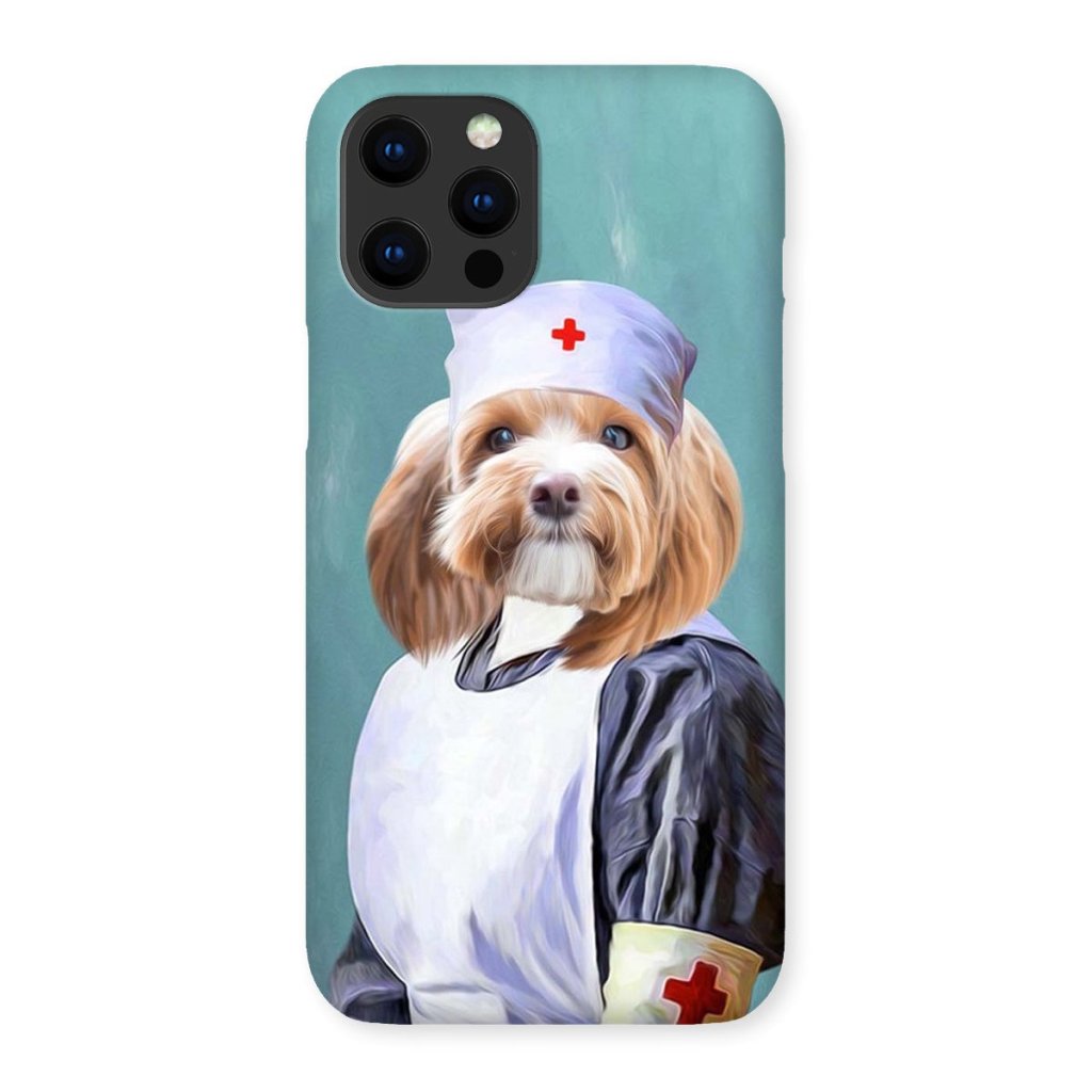 The Nurse: Custom Pet Phone Case - Paw & Glory - Dog Portraits - Pet Portraits