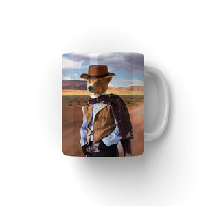 The Outlaw: Custom Pet Coffee Mug - Paw & Glory - Dog Portraits - Pet Portraits