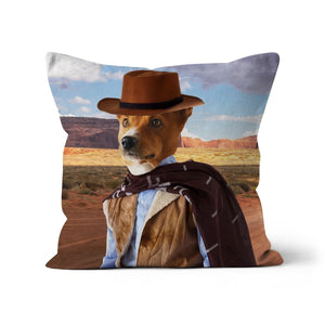 The Outlaw: Custom Pet Pillow - Paw & Glory - Dog Portraits - Pet Portraits