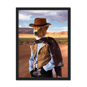 The Outlaw: Custom Pet Portrait - Paw & Glory - Dog Portraits - Pet Portraits