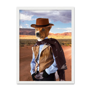 The Outlaw: Custom Pet Portrait - Paw & Glory - Dog Portraits - Pet Portraits