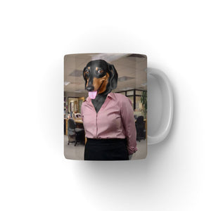 The Pam (The Office Inspired): Custom Pet Coffee Mug - Paw & Glory - Dog Portraits - Pet Portraits