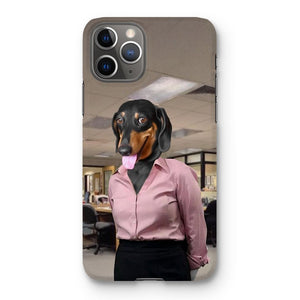 The Pam (The Office Inspired): Custom Pet Phone Case - Paw & Glory - Dog Portraits - Pet Portraits