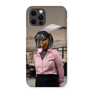 The Pam (The Office Inspired): Custom Pet Phone Case - Paw & Glory - Dog Portraits - Pet Portraits