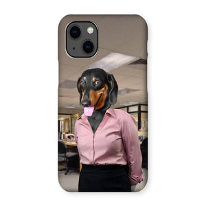 The Pam (The Office Inspired): Custom Pet Phone Case - Paw & Glory - Dog Portraits - Pet Portraits