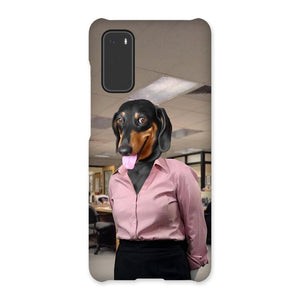 The Pam (The Office Inspired): Custom Pet Phone Case - Paw & Glory - Dog Portraits - Pet Portraits