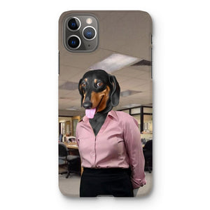 The Pam (The Office Inspired): Custom Pet Phone Case - Paw & Glory - Dog Portraits - Pet Portraits