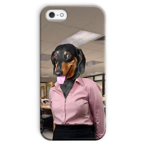 The Pam (The Office Inspired): Custom Pet Phone Case - Paw & Glory - Dog Portraits - Pet Portraits