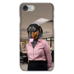 The Pam (The Office Inspired): Custom Pet Phone Case - Paw & Glory - Dog Portraits - Pet Portraits