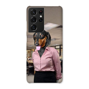 The Pam (The Office Inspired): Custom Pet Phone Case - Paw & Glory - Dog Portraits - Pet Portraits