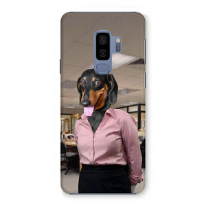 The Pam (The Office Inspired): Custom Pet Phone Case - Paw & Glory - Dog Portraits - Pet Portraits