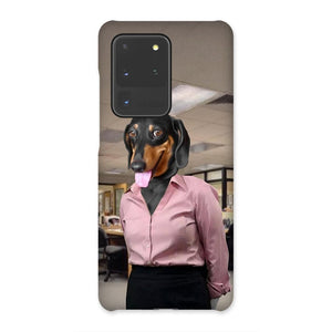 The Pam (The Office Inspired): Custom Pet Phone Case - Paw & Glory - Dog Portraits - Pet Portraits